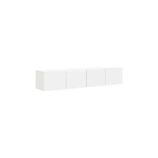 Meuble TV HELLOSHOP26 Lot de 2 meubles TV muraux modernes avec