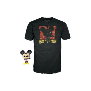 Figurine FUNKO Pop&tee - Disney - Mickey (dglt) Taille