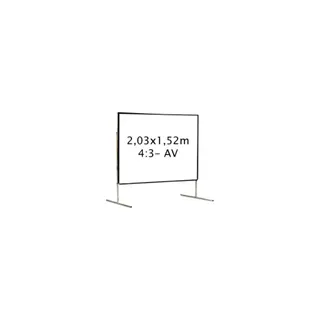 Ecran de projection KIMEX valise 2,03 x 1,52 m, 4:3- Toile Avant