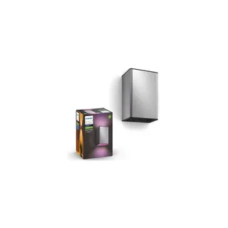 Luminaire PHILIPS HUE W&C RESONATE 8W carré Inox