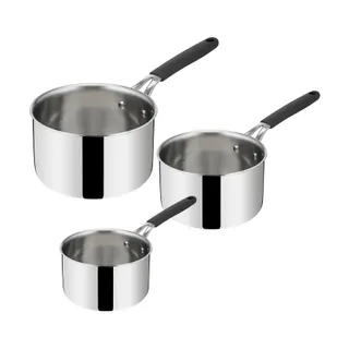Batterie de cuisine LAGOSTINA 3 casseroles Esperta triply 16/18/20cm