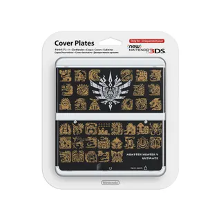 Coque de protection NINTENDO Coque New 3DS Monster Hunter 4 Noire