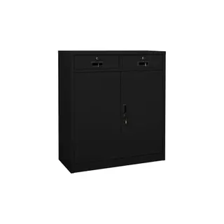 Armoire HELLOSHOP26 Armoire de bureau avec 2 étagères réglab