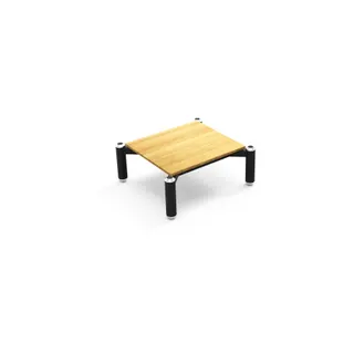 Meuble Hifi NORSTONE Spider 2 noir / bambou