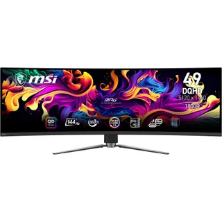 Ecran PC Gamer MSI MPG 491CQP 49" Incurvé DQHD 144Hz QD-OLED HDR True Black 400 HDMI 2.1 AMD FreeSync