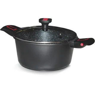 Faitout BAUMALU avec couvercle verre granit pro 24