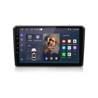 Autoradio connecté JUNSUN pour Audi A3 8P 2003-2013 64G Carplay