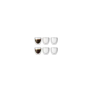 Verre BODUM PAVINA Set de 6 double paroi 0.08 L