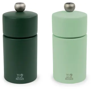 Duo moulins à poivre et sel PEUGEOT Duo Cosy vert mousse - menthe 12cm