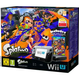 Console Wii U NINTENDO Wii U 32Go Splatoon Reconditionné