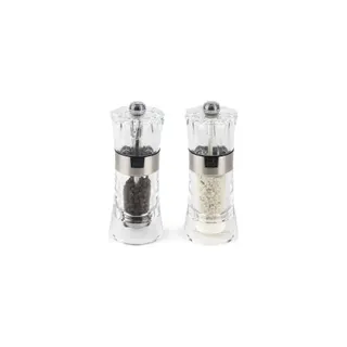 Duo moulins à poivre et sel PEUGEOT Oslo Plastique Transparent 14cm