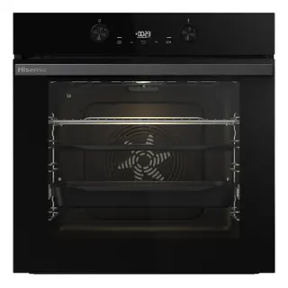 Four encastrable HISENSE BI64223EPBG - Pyrolyse - Chaleur pulsée - Rails télescopiques - Mode Pizza 300°C - Air Fry