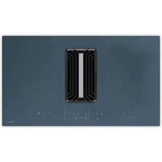 Plaque induction aspirante KLARSTEIN AirJet FlexPro hotte 90cm Flexzone gris