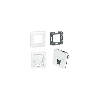 Prise murale LEGRAND Kit de 1 prise murale LEGRAND RJ45 Cat 6