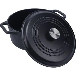 Cocotte VICTORIA COOKWARE 27 cm, Dutch Oven 5,7L,Sans PTFE et PFOA