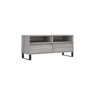 Meuble TV HELLOSHOP26 Meuble TV design moderne 100 x 34 x 44 c