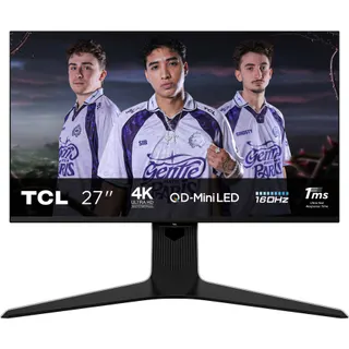 Ecran PC Gamer TCL 27R83U 27" 4K 160Hz VA MiniLED HDR 1400 HDMI 2.1 AMD FreeSync