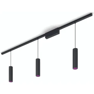 Plafonnier PHILIPS HUE W&C Perifo 3 cylindres noir