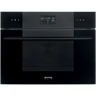 Four micro onde combiné SMEG SO4102M1B3 - Combiné micro-ondes - Hydrolyse - Écran tactile