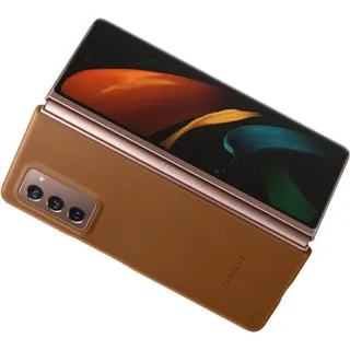 Coque SAMSUNG Fold 2 Cuir brun