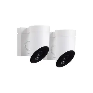 Caméra de surveillance SOMFY Lot de 2 Outdoor Camera 2 - Blanche