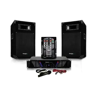 Pack sono IBIZA Pack Sono DJM300-BT ampli + HP 500W Tabl