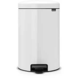 Poubelle de cuisine manuelle BRABANTIA Newlcon 20L White A pedale