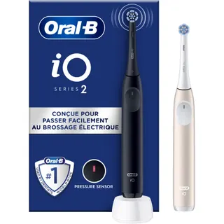 Brosse à dents électrique ORAL-B iO2 Series DUO Night Black / Calm Pink