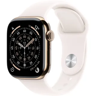 Montre connectée APPLE WATCH 42mm Tit Or / Rose Serie 11 S/M Cellular