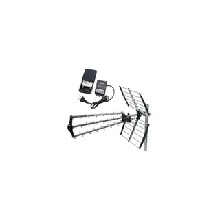 Antenne extérieure HDSAT Pack Hdsat Antenne Tnt Trinappe Gain 18d