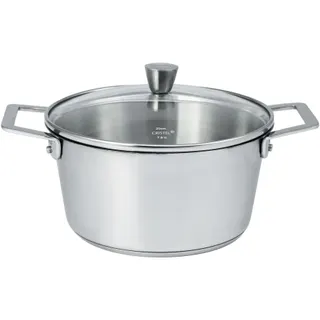 Faitout CRISTEL 24cm avec couvercle verre - 1826