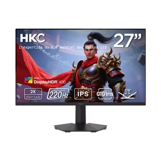 Ecran PC Gamer HKC 27" QHD 200 Hz Fast IPS HDR400 Pied Ergonomique - HKC G27H2P