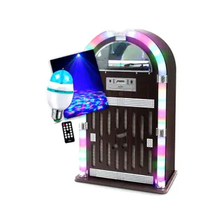INOVALLEY Chaîne Hifi Jukebox Retro 60W avec tourn