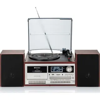 Chaîne HiFi ROADSTAR HIF-8892D+BT Platine Vinyle Vintage
