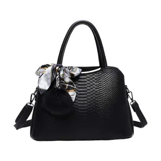 Sac bandoulière GALLANTRY pour Femme Effet Serpent avec Foulard