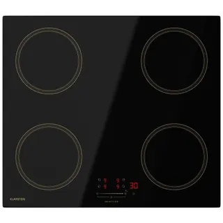 Plaque induction KLARSTEIN Victoria 60 cm 4 foyers 7000W noire