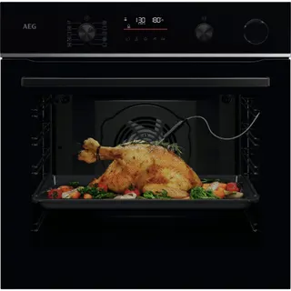 Four encastrable AEG TR6PB511SB - Pyrolyse - Chaleur pulsée - Vapeur - Porte froide - Rails télescopiques