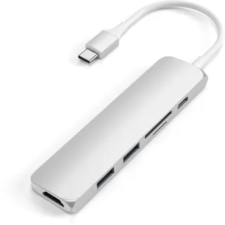 Adaptateur HDMI SATECHI USB-C Slim Multimedia silver
