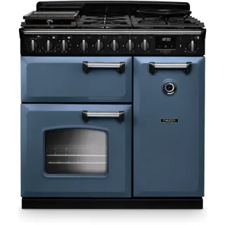 Piano de cuisson gaz FALCON NGC TAB GAZ 90 CM ROCHE BLEUE CHROME
