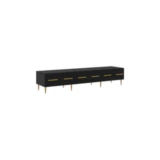 Meuble TV HELLOSHOP26 Meuble TV rectangulaire moderne avec ran