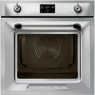 Four encastrable SMEG SOP6902S2PX - Pyrolyse - Chaleur tournante - Vapeur - Porte froide