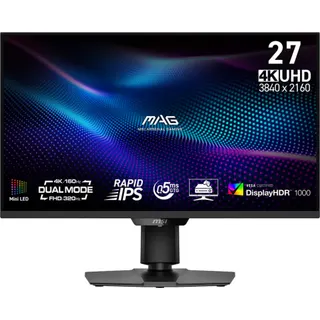Ecran PC Gamer MSI MAG 274UPDF E16M 27" 4K 320Hz Fast IPS MiniLED HDR 1000 HDMI 2.1 USB-C 15W