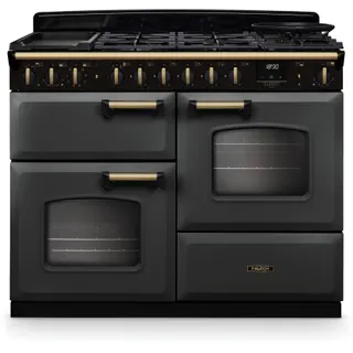 Piano de cuisson mixte FALCON NGC TAB MIX 110 CM ARDOISE LAITON ANTIQU