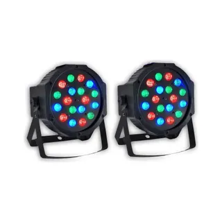 Jeu de lumières PUR LIGHT Jeux de lumière 2 Projecteurs DJ Light P