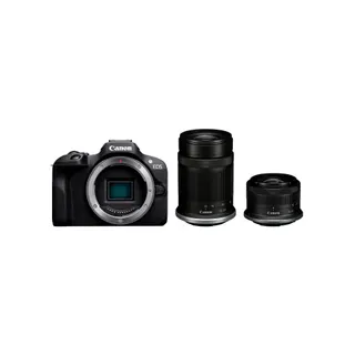 Appareil photo Hybride CANON EOS R100+RF-S 18-45 IS STM+RF-S 55-210mm