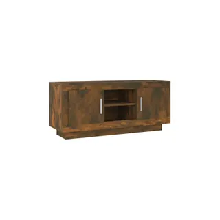Meuble TV HELLOSHOP26 Meuble TV épuré rangement pratique 102 x