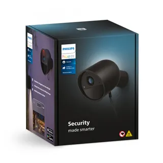Caméra de surveillance PHILIPS HUE SECURE filaire noire