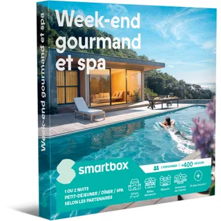 Coffret cadeau SMARTBOX Week-end gourmand et spa