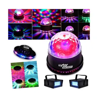 Jeu de lumières LYTOR Pack Soirée FIESTA SUNMAGIC + 2 LED STRO