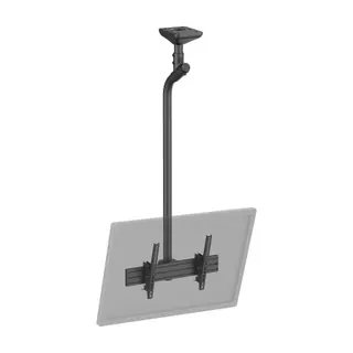 Support plafond TV KIMEX 1 TV 43''- 75'' Hauteur 175 cm, noir